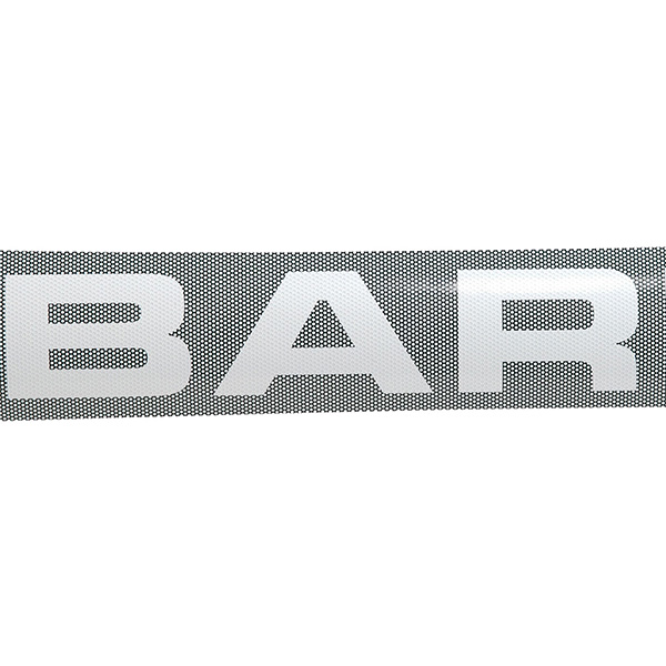 ABARTH Window Shield Sticker(Mesh/black)