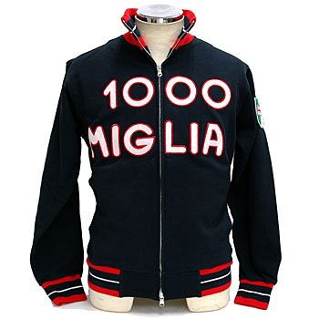 1000 MIGLIA Official Lettered Felpa(Navy)