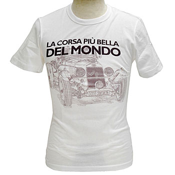 1000 MIGLIA Official T-Shirts-THE MOST BEAUTIFUL RACE IN THE WORLD-