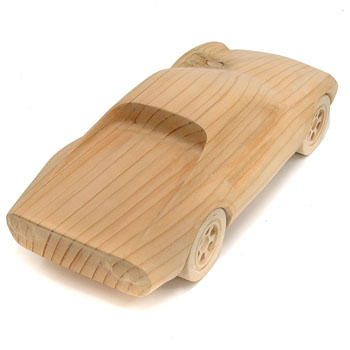 1/10 Ferrari Dino Wooden Model