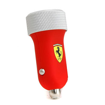 Ferrari純正車載用スマートフォンバッテリーチャージャー(Red)