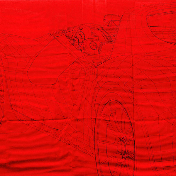 Pininfarina 80anni Memorial foulard (Red)