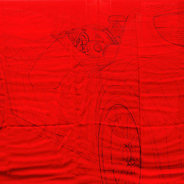 Pininfarina 80anni Memorial foulard (Red)