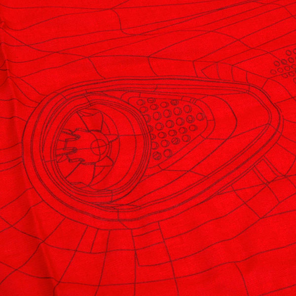 Pininfarina 80anni Memorial foulard (Red)