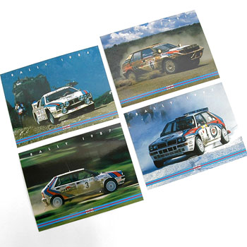 LANCIA MARTINI RACING Post Card Set(4pcs.)