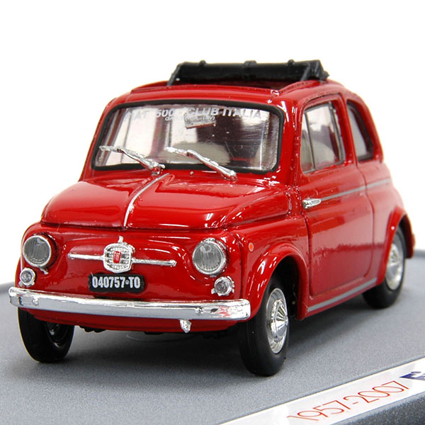 1/43 FIAT 500 Miniature Model-500 Club 50anni Memorial-