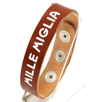 1000 MIGLIA Official Leather bracelet