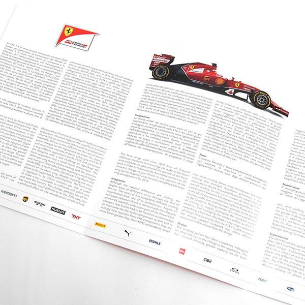 Scuderia Ferrari F14-T Leaflet&Drivers Card Set-2nd Edition- 