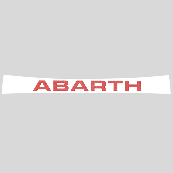 ABARTH Window Shield Sticker(Mesh/White)