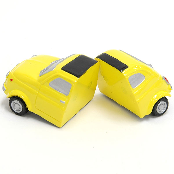 FIAT 500 Magnet miniature model(Yellow)