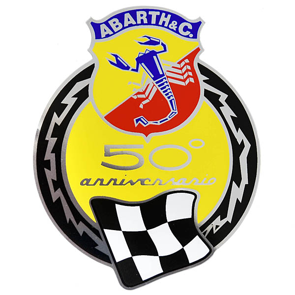 ABARTH 595 50周年エンブレムステッカー