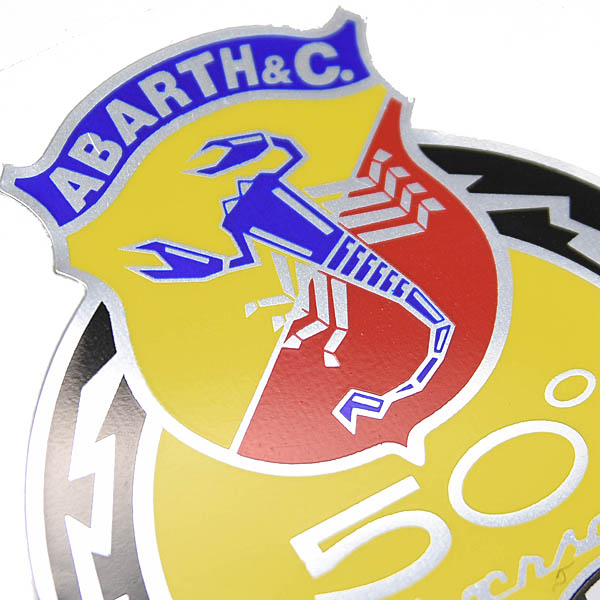 ABARTH 595 50anni Memorial Sticker