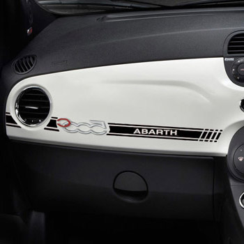 ABARTH 500 Instrument Panel Decor(for RHD/Black)