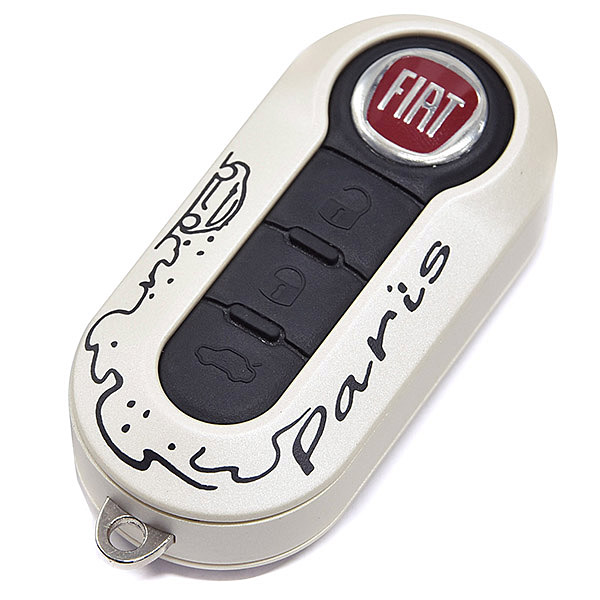 FIAT Genuine Key Cover-Paris-(Parl White)