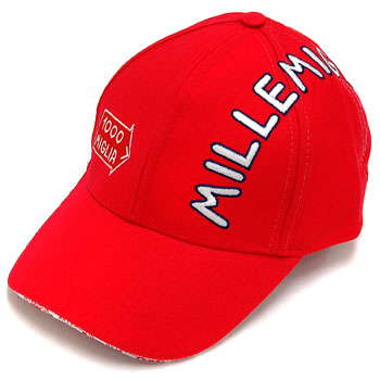 1000 MIGLIA Official Baseball Cap(Mille MIGLIA Logo/Red)