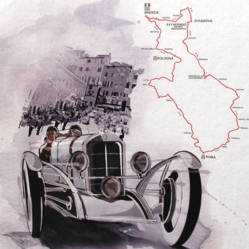 1000 MIGLIA 2014 Poster