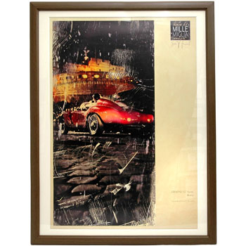 TRACCE DI MILLE MIGLIA Poster-ERMINI 357 SPORT-