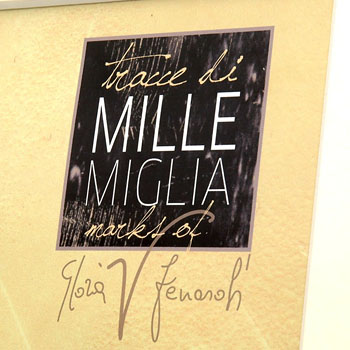TRACCE DI MILLE MIGLIA Poster-ERMINI 357 SPORT-