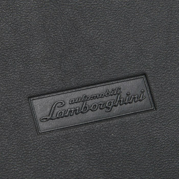 Lamborghini純正iPhone6/6sブックタイプレザーケース(ブラック/オレンジ)