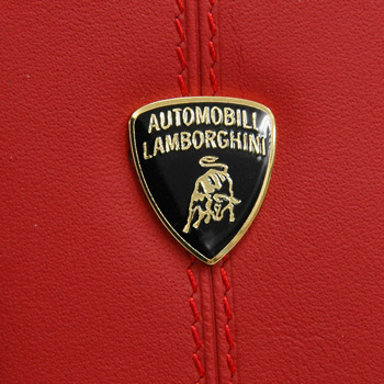 Lamborghini iPhone6/6s Book Type Leather Case(Black/Red)