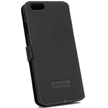 Lamborghini iPhone6/6s book leather case(black/black)