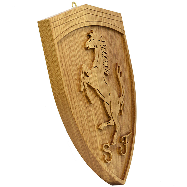 Scuderia Ferrari Emblem Wooden Object