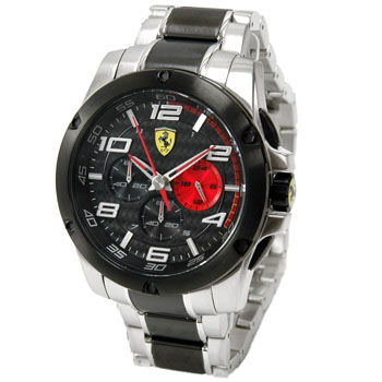 Ferrari Quartz Chronograph-PADDOC/BLACK-