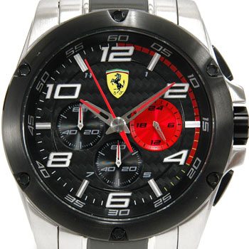 Ferrari Quartz Chronograph-PADDOC/BLACK-