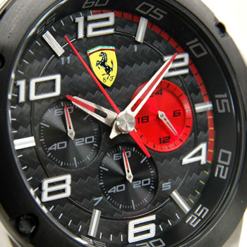 Ferrari Quartz Chronograph-PADDOC/BLACK-