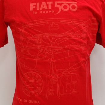 FIAT 500 T-Shirts(Red)