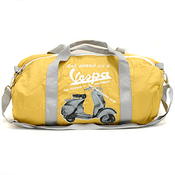 Vespa Official Nylon Folding Bag(Yellow)