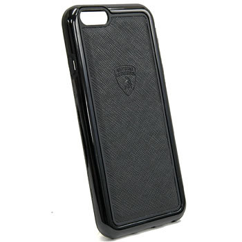 Lamborghini iPhone6/6s Book Type Leather Case(Magnet/Black/Whiter)