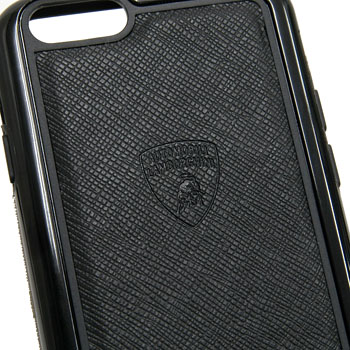 Lamborghini iPhone6/6s Book Type Leather Case(Magnet/Black/Whiter)