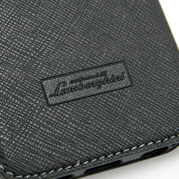 Lamborghini iPhone6/6s Book Type Leather Case(Magnet/Black/Whiter)