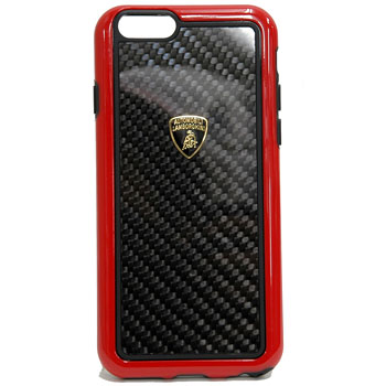 Lamborghini iPhone6/6s Case(Carbon/Red Frame)