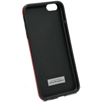 Lamborghini iPhone6/6s Plus Case(Carbon/Red Frame)
