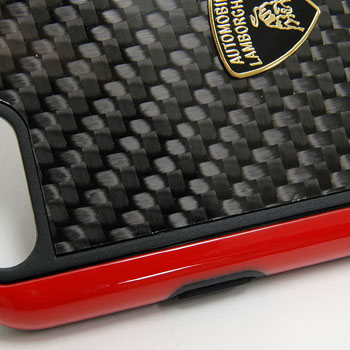 Lamborghini iPhone6/6s Plus Case(Carbon/Red Frame)