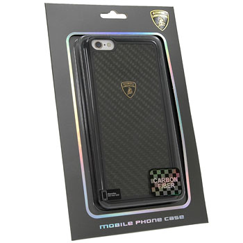 Lamborghini iPhone6/6s Plus Case(Carbon/Black Frame)