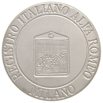 Alfa Romeo Giulietta 50 anni Memorial Paper Weight by RIA(Registro Italiano Alfa Romeo)