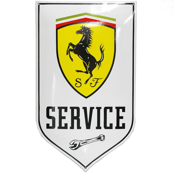 Ferrari SERVICEホーローサインボード(Large)