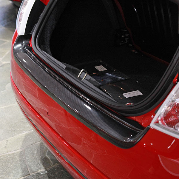 FIAT 500 Rear Bumper Protector(Carbon Look)