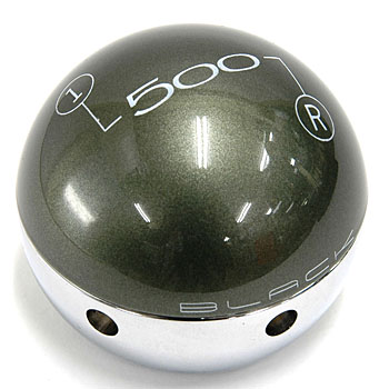 FIAT New 500 Gear Knob(DIESEL GREEN/Chrome)