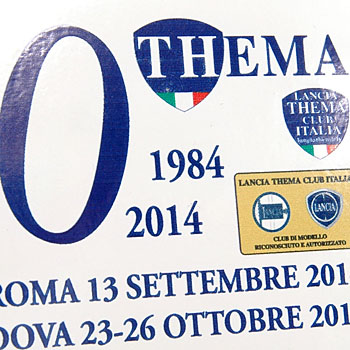 LANCIA Thema 30anni Memorial Sticker