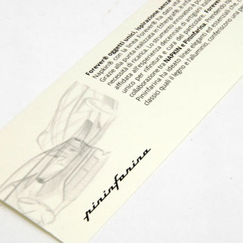 Pininfarina 4EVER Pen CAMBIANO -SPECIAL BLACK EDITION-