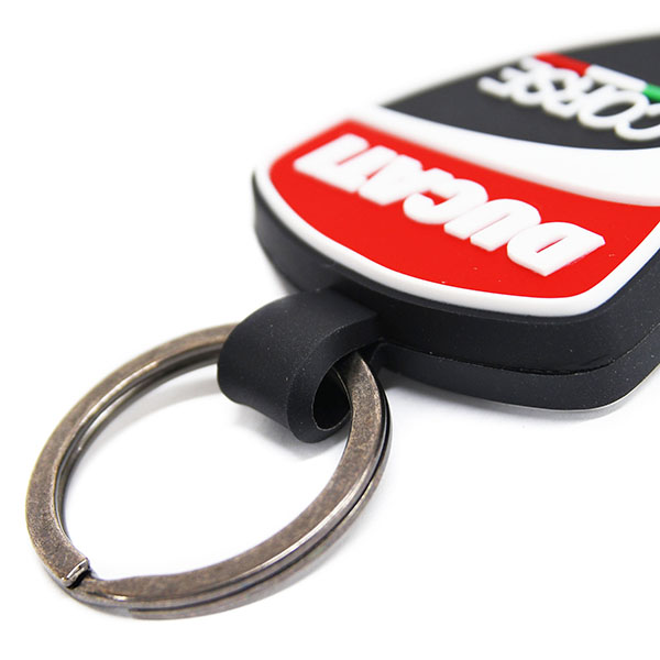 DUCATI Rubber Keyring-DUCATI CORSE-