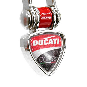 DUCATI Chain Shaped Keyring-DUCATI CORSE-