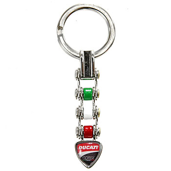 DUCATI Chain Shaped Keyring-DUCATI CORSE-