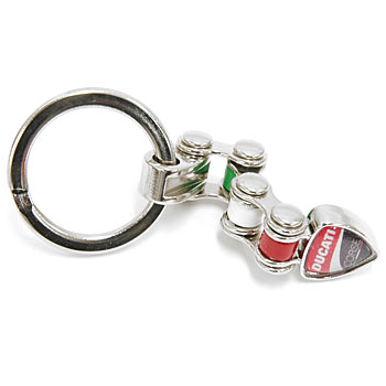 DUCATI Chain Shaped Keyring-DUCATI CORSE-