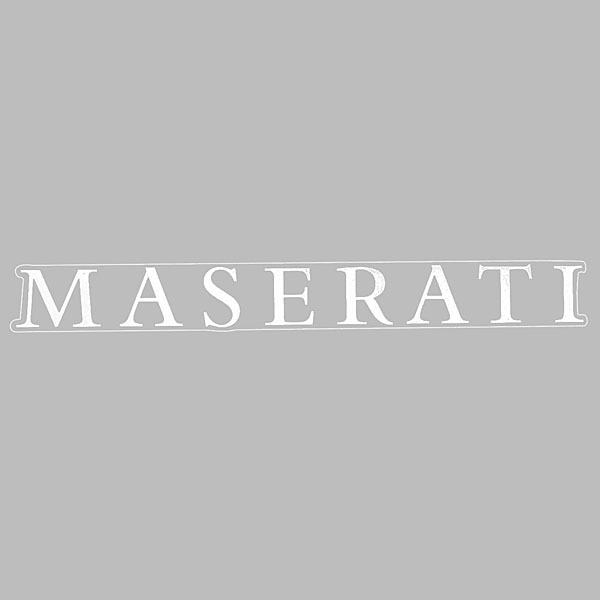 MASERATI¥í¥´¥¹¥Æ¥Ã¥«¡¼(¥¯¥ê¥¢¥Ù¡¼¥¹/¥Û¥ï¥¤¥È)
