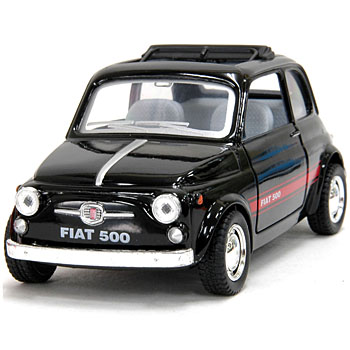 1/24 FIAT 500ミニチュアモデル(ブラック)